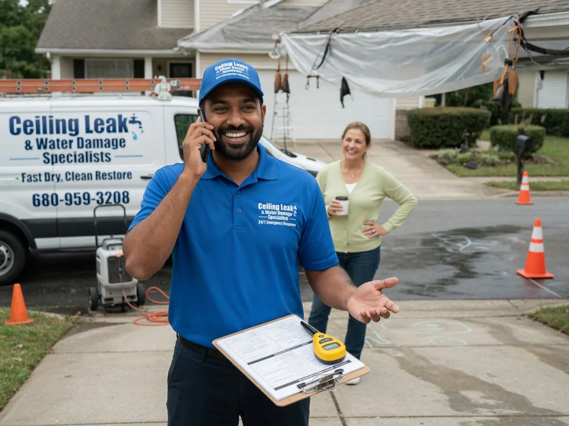 Ceiling Leak Cleanup Horse Shoe, NC FAQs